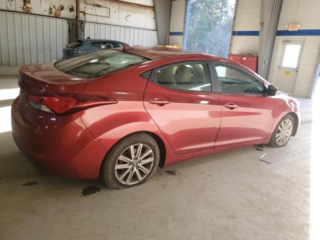 HYUNDAI ELANTRA SE 2016 red  gas 5NPDH4AE1GH657124 photo #4