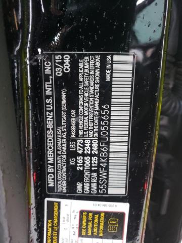 2015 MERCEDES-BENZ C 300 4MAT - 55SWF4KB6FU055656