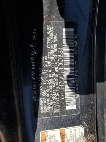 2017 SUBARU BRZ 2.0 LI JF1ZCAC17H9600598