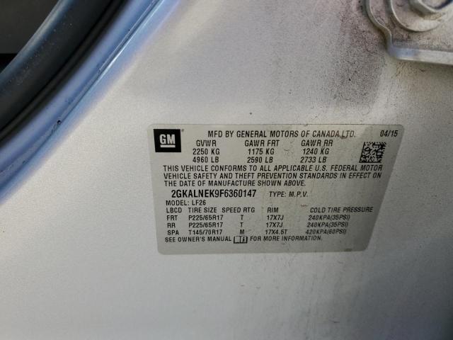2015 GMC TERRAIN SL - 2GKALNEK9F6360147