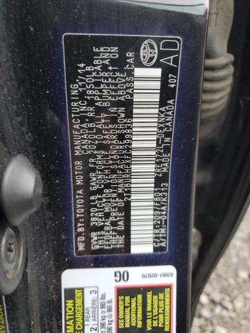 2015 TOYOTA COROLLA L - 2T1BURHEXFC299836