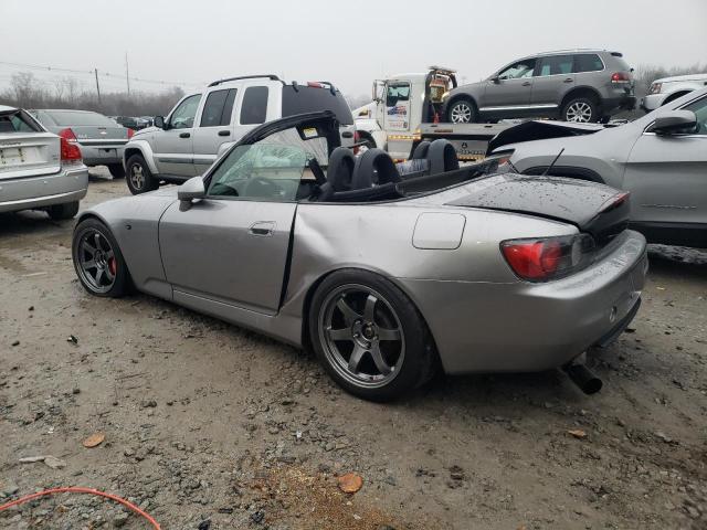 HONDA S2000 2001 silver  gas JHMAP11421T008770 photo #3