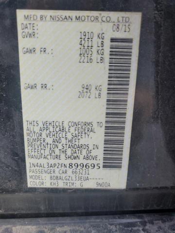 2015 NISSAN ALTIMA 2.5 - 1N4AL3AP2FN899695