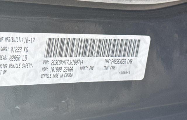 2018 DODGE CHARGER PO - 2C3CDXAT7JH180744