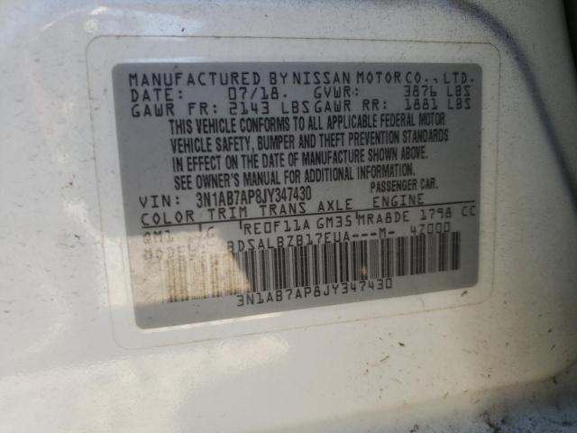 2018 NISSAN SENTRA S - 3N1AB7AP8JY347430