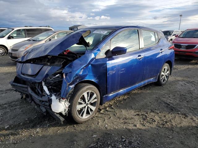 NISSAN LEAF S PLU 2021 blue  electric 1N4BZ1BV5MC553797 photo #1