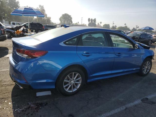 HYUNDAI SONATA SE 2019 blue  gas 5NPE24AF8KH754327 photo #4