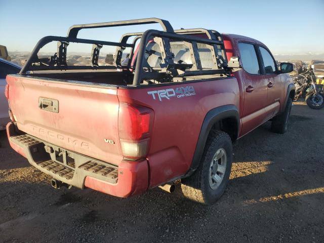 TOYOTA TACOMA DOU 2019 red  gas 5TFCZ5AN3KX209401 photo #4