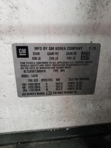 2020 CHEVROLET TRAX LS - KL7CJKSB7LB068418