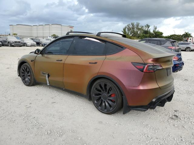 TESLA MODEL Y 2023 gold  electric 7SAYGDEF8PF859287 photo #3