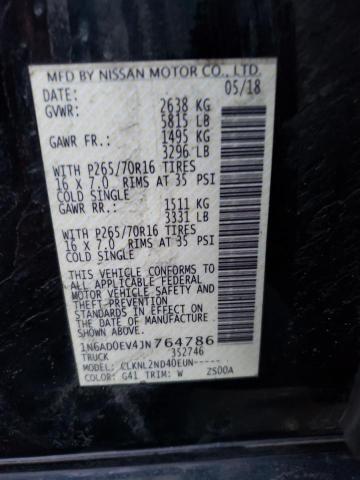 2018 NISSAN FRONTIER S - 1N6AD0EV4JN764786