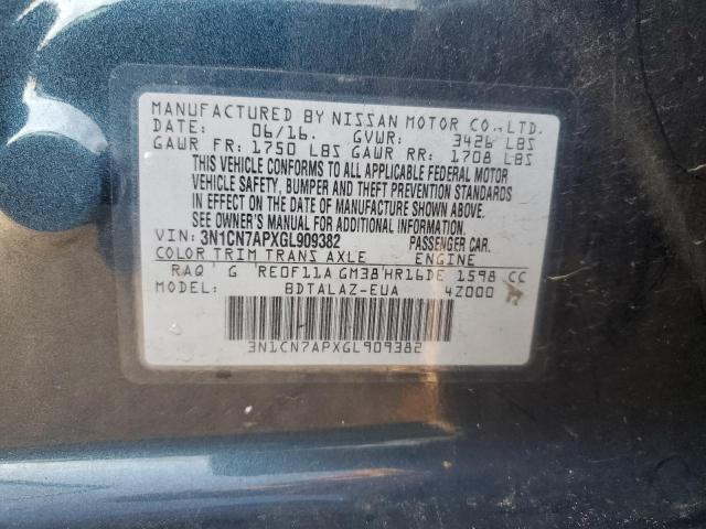 2016 NISSAN VERSA S - 3N1CN7APXGL909382