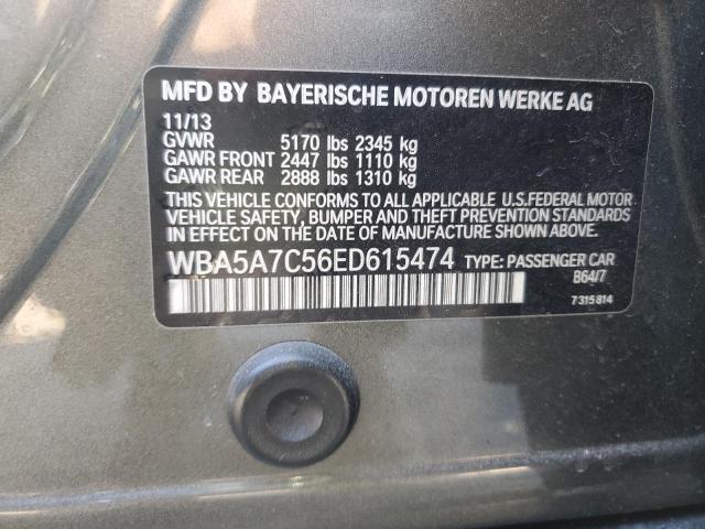 VIN WBA5A7C56ED615474 2014 BMW 5 SERIES no.12