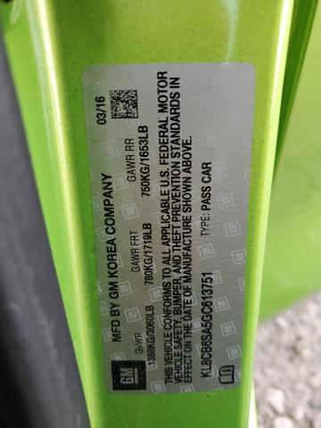 2016 CHEVROLET SPARK LS - KL8CB6SA5GC613751