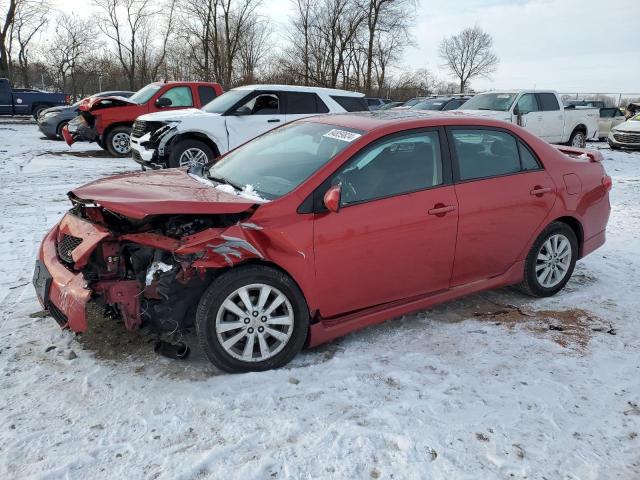 TOYOTA COROLLA BA 2010 red  gas 2T1BU4EE4AC430310 photo #1