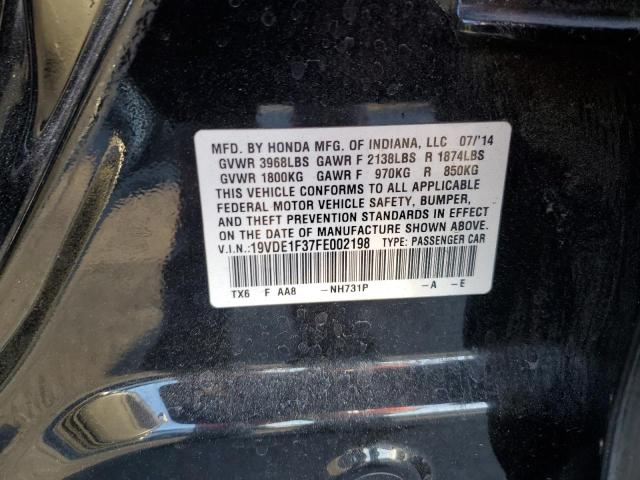 2015 ACURA ILX 20 19VDE1F37FE002198