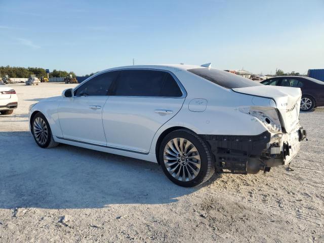 GENESIS G90 PREMIU 2017 white  gas KMHG34JA0HU032385 photo #3