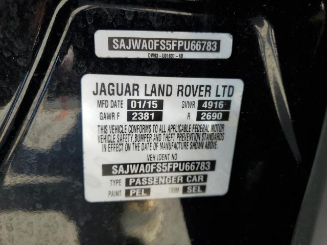 2015 JAGUAR XF 2.0T PR SAJWA0FS5FPU66783