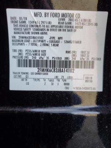 2018 FORD FLEX SEL - 2FMHK6C83JBA14102