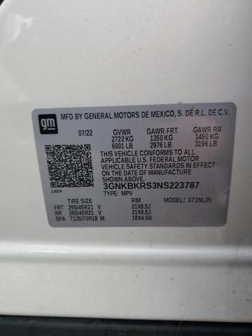 2022 CHEVROLET BLAZER RS - 3GNKBKRS3NS223787