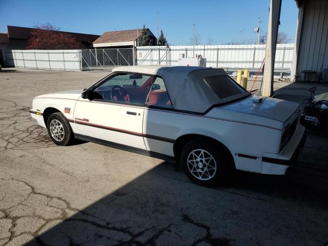 CHEVROLET CAVALIER R 1986 white  gas 1G1JE67W3G7172570 photo #3