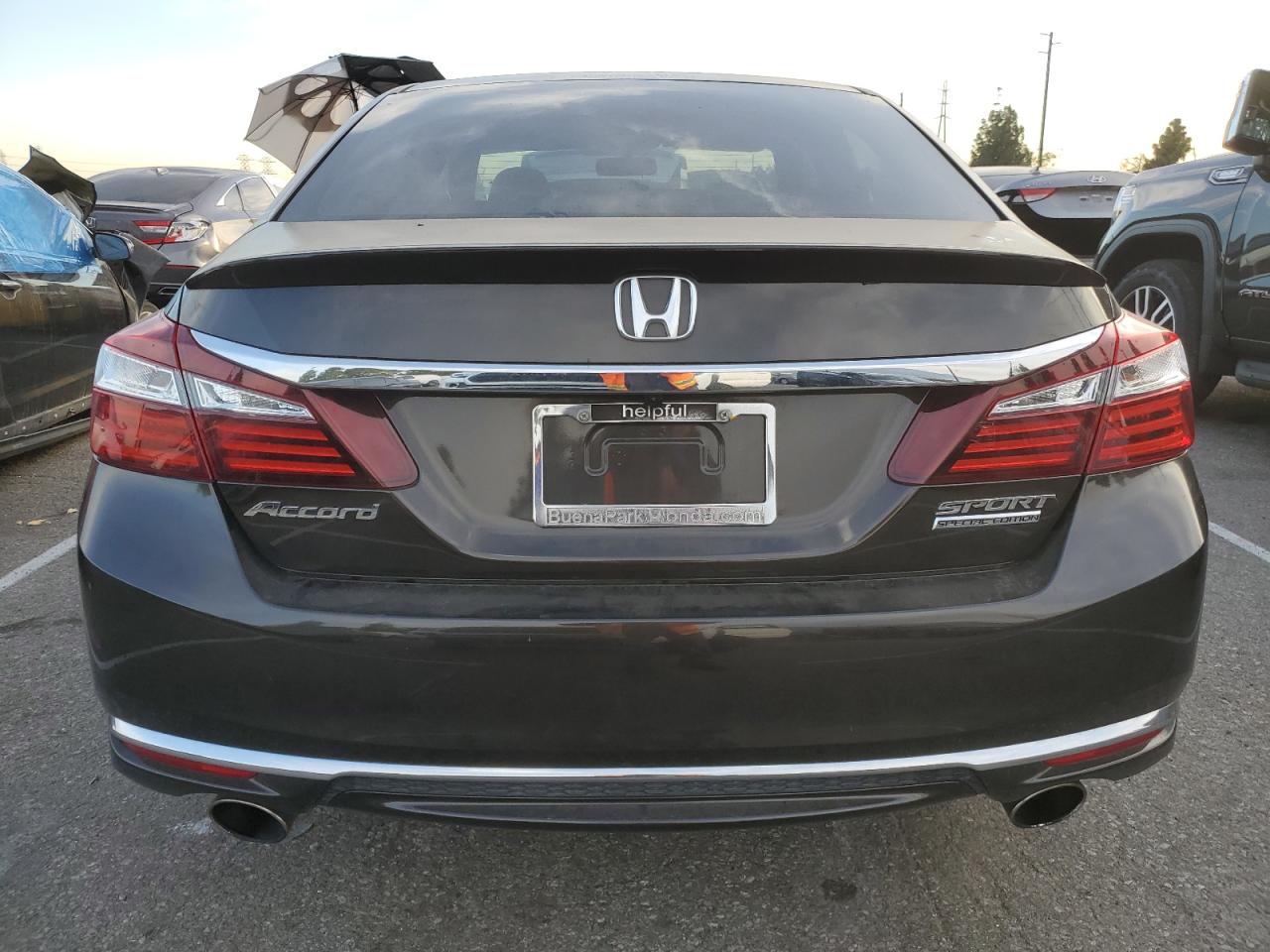 Lot #3033082037 2017 HONDA ACCORD SPO