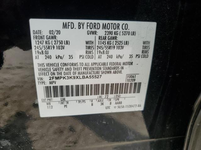 2020 FORD EDGE TITAN - 2FMPK3K9XLBA55527