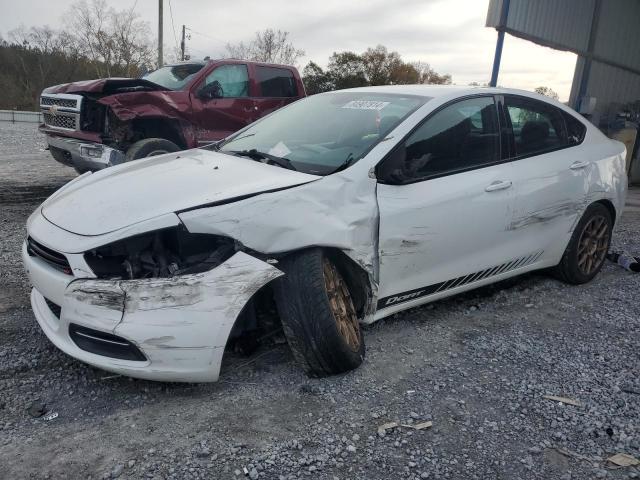 DODGE DART SXT 2015 white sedan 4d gas 1C3CDFBB5FD306491 photo #1