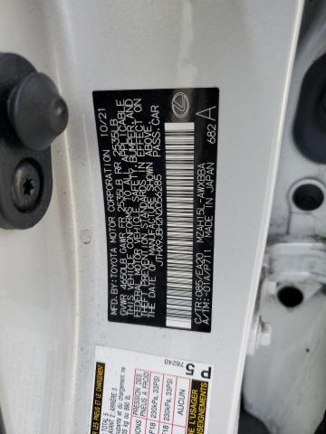 2022 LEXUS UX 250H BA JTHX9JBH2N2056285