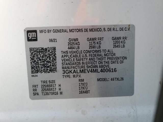 2021 GMC TERRAIN SL - 3GKALMEV4ML400616