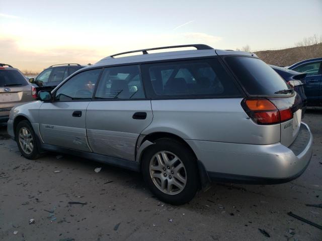 SUBARU LEGACY OUT 2004 silver  gas 4S3BH675447644362 photo #3