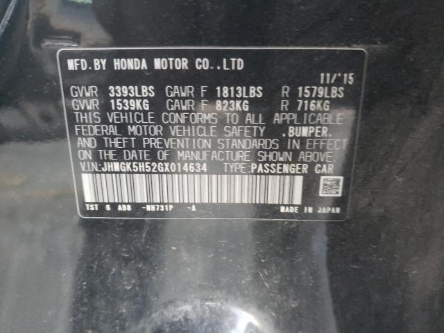 2016 HONDA FIT LX - JHMGK5H52GX014634