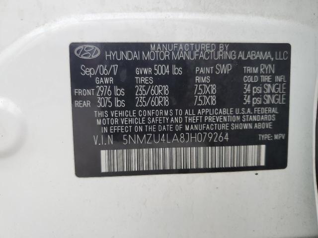 VIN 5NMZU4LA8JH079264 2018 HYUNDAI SANTA FE no.13