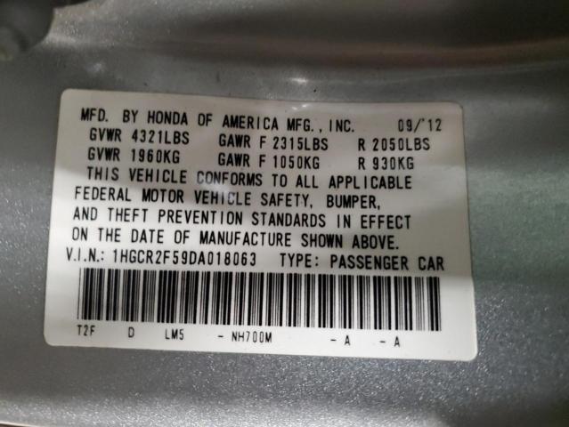 2013 HONDA ACCORD SPO - 1HGCR2F59DA018063