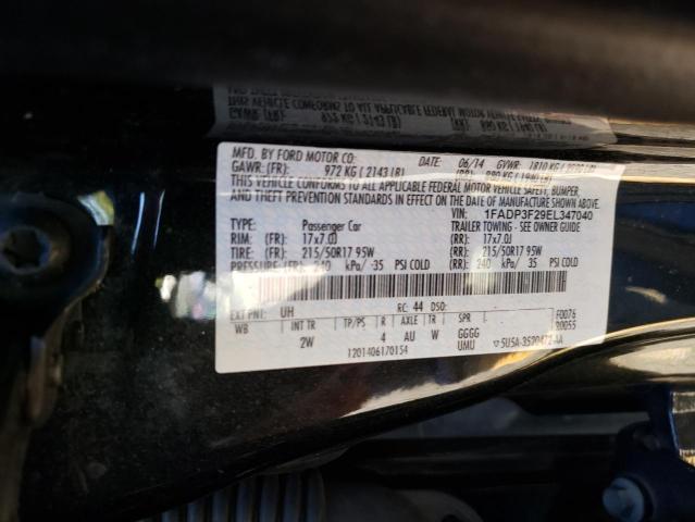 VIN 1FADP3F29EL347040 2014 FORD FOCUS no.13