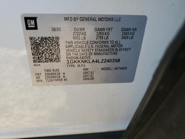 2020 GMC ACADIA SLE - 1GKKNKLA4LZ240358