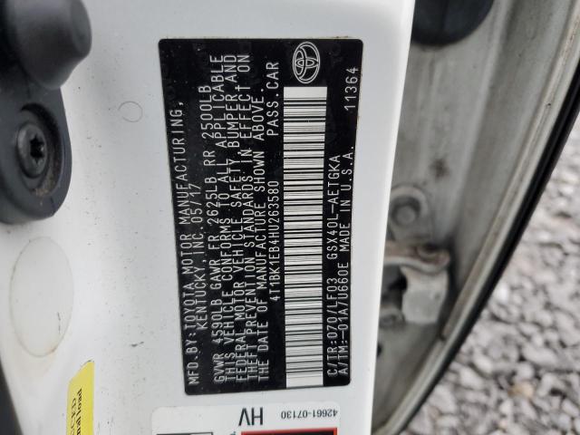 2017 TOYOTA AVALON XLE - 4T1BK1EB4HU263580