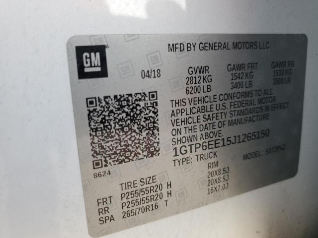2018 GMC CANYON DEN 1GTP6EE15J1265150