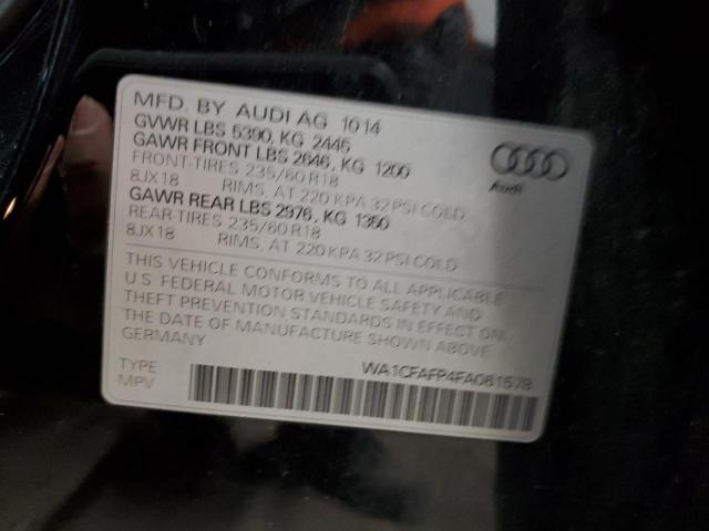 VIN WA1CFAFP4FA061578 2015 AUDI Q5 no.12