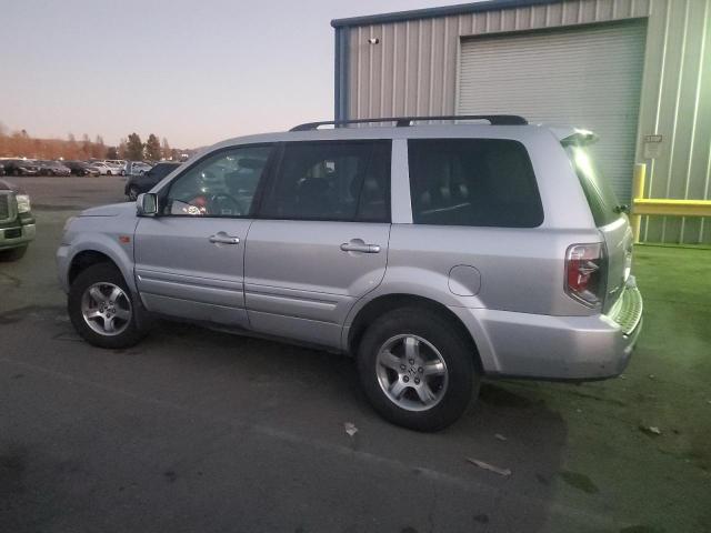 HONDA PILOT 2006 silver  gas 2HKYF18586H532650 photo #3