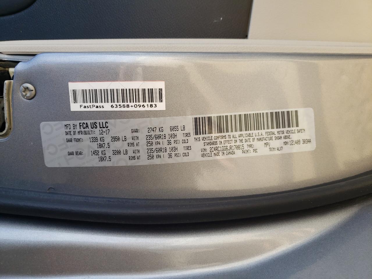 CHRYSLER PACIFICA LIMITED