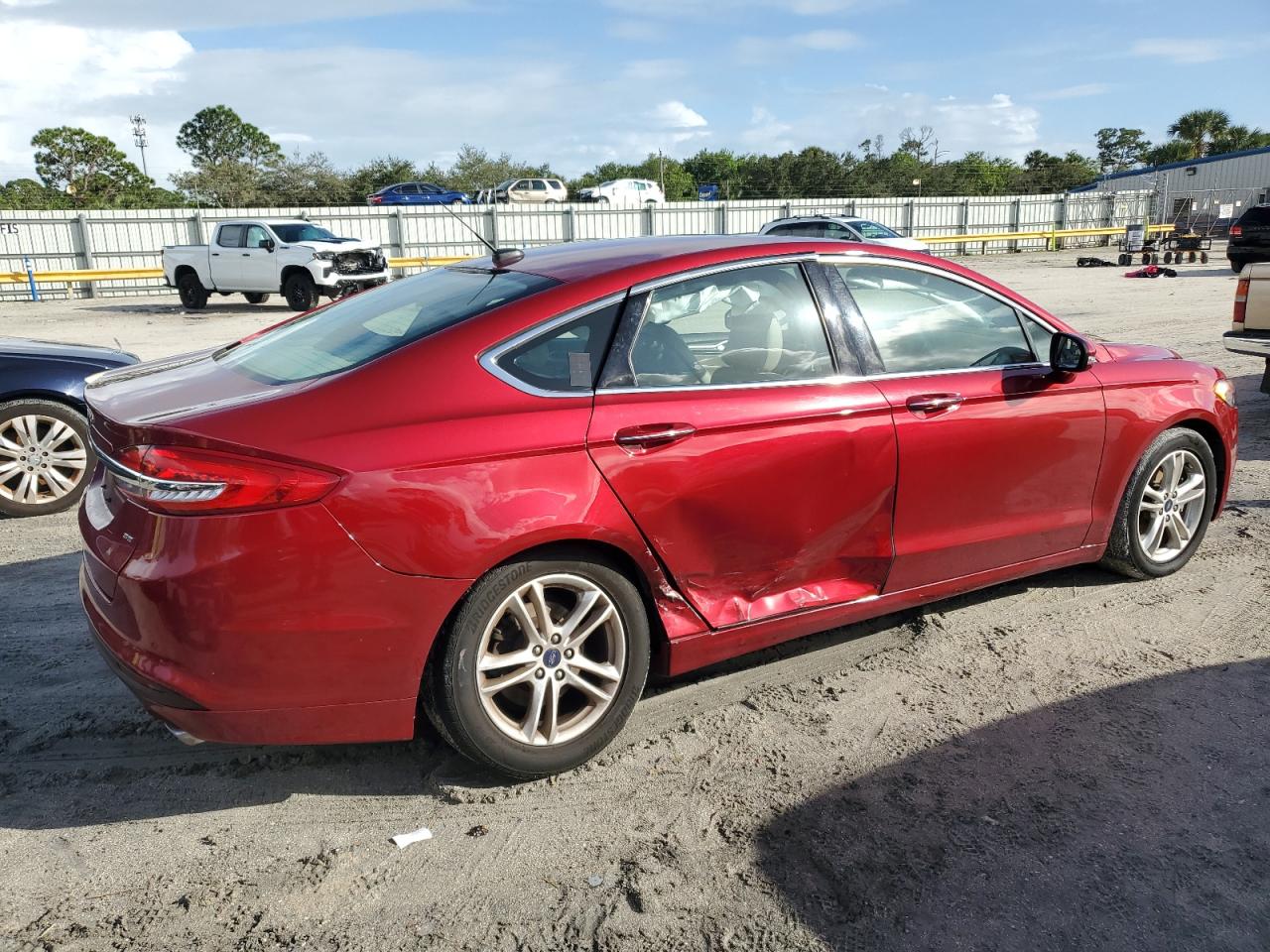 Lot #3028561970 2018 FORD FUSION SE