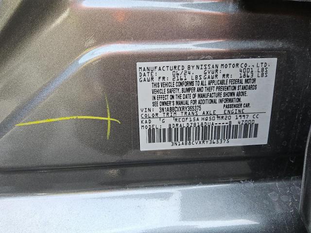 VIN 3N1AB8CVXRY365375 2024 NISSAN SENTRA no.12