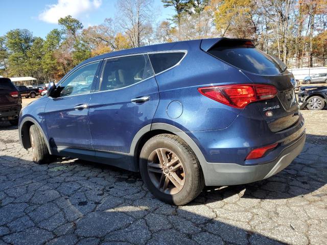 HYUNDAI SANTA FE S 2018 blue  gas 5XYZT3LB5JG561190 photo #3