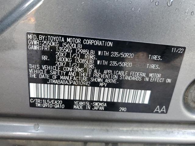 2023 SUBARU SOLTERRA P JTMABABA3PA010942