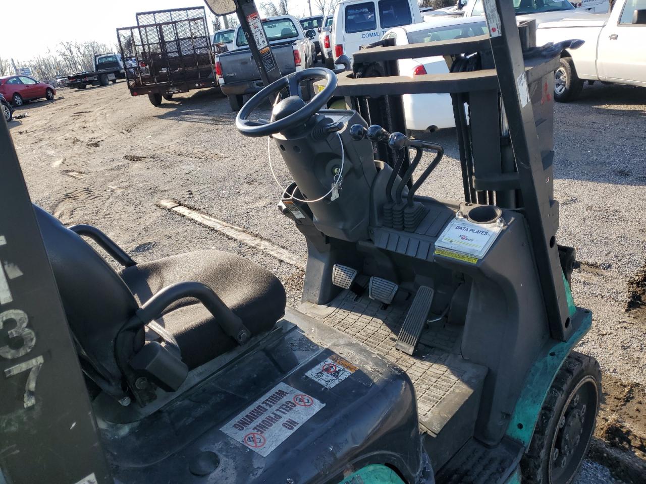 Lot #3034423716 2017 MITSUBISHI FORKLIFT