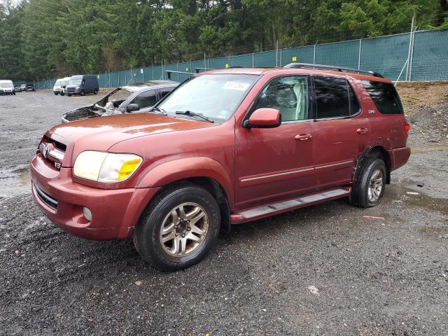 TOYOTA SEQUOIA SR 2006 burgundy  gas 5TDZT34A16S277989 photo #1