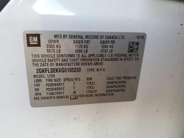 2016 GMC TERRAIN SL - 2GKFLSEKXG6165230