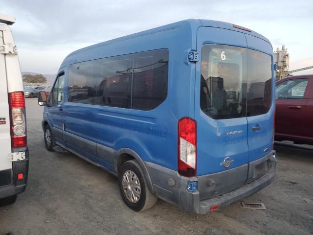 FORD TRANSIT T- 2015 blue cargo va diesel 1FTNE2CV4FKB19175 photo #3