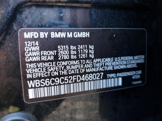 2015 BMW M6 GRAN CO WBS6C9C52FD468027